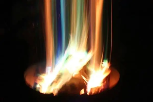 rainbow fire