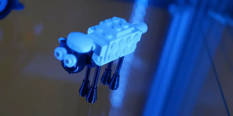An animal built from LEGO STEM activity