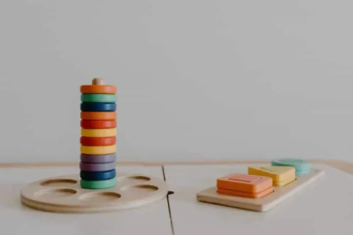 Wooden Montessori Shapes And Stacking Toys For Infants