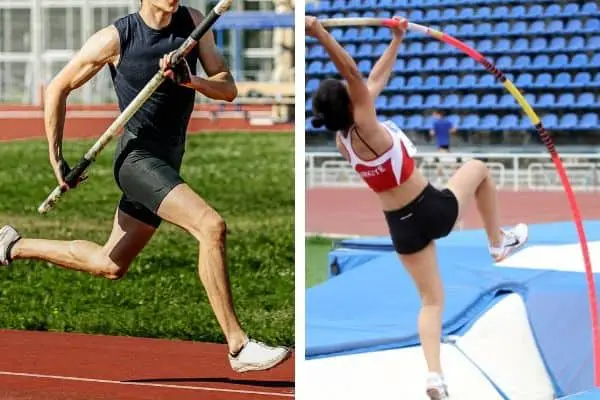 Vault Jump With & Without A Run Up