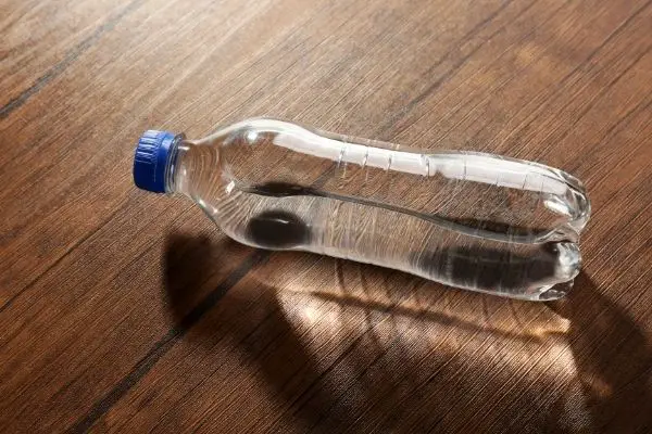 Water Bottle On A Table